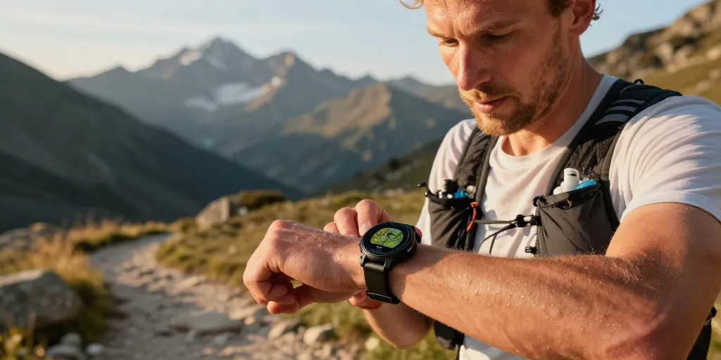 montre connectée avec cartographie